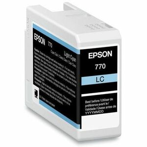 Epson UltraChrome PRO 770 Original Inkjet Ink Cartridge - Light Cyan Pack Epson UltraChrome PRO 770 Original Inkjet Ink Cartridge - Light Cyan Pack